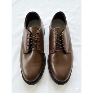 Capps AGSU Brown Leather Oxfords Military Dress Shoes 8 3E USA Made #90259A Rare